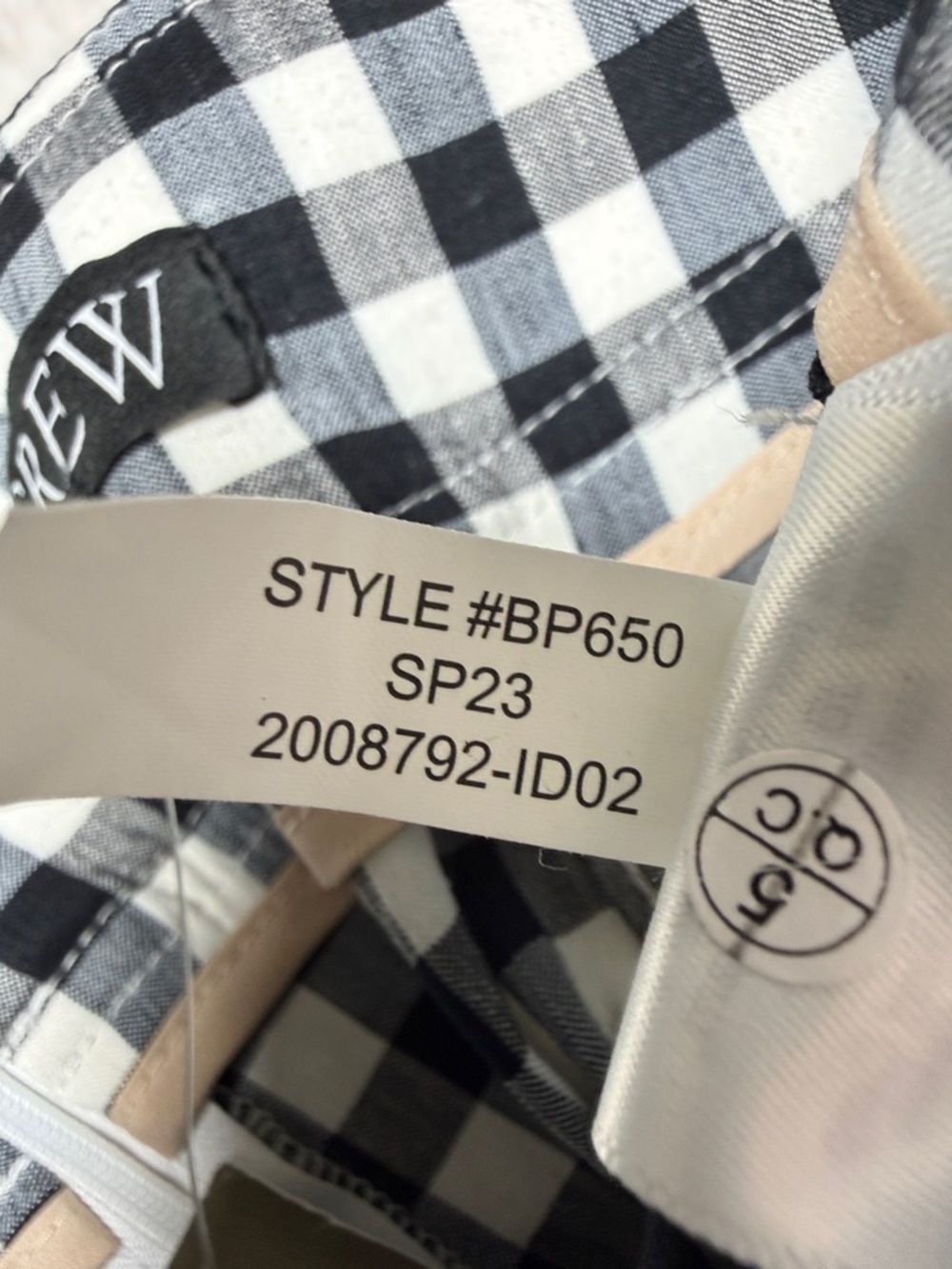 J Crew No 2 Linen Stretch Gingham Check Pencil Skirt 6 Black White Classic NEW - Picture 17 of 17
